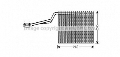 AVA QUALITY COOLING aiv315 -  Испаритель, кондиционер